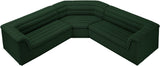 Cascade Modular Sectional - Sleek Curved Arms & Deep Channel Tufting for Ultimate Comfort & Style