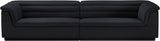 Cascade Modular Sofa - Elegant Curved Design with Deep Channel Tufting for Ultimate Comfort and Style