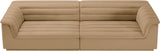 Cascade Modular Sofa - Elegant Curved Design with Deep Channel Tufting for Ultimate Comfort and Style