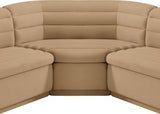 Cascade Modular Sectional - Sleek Curved Arms & Deep Channel Tufting for Ultimate Comfort & Style