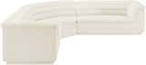 Cascade Modular Sectional - Sleek Curved Arms & Deep Channel Tufting for Ultimate Comfort & Style