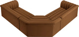 Cascade Modular Sectional - Sleek Curved Arms & Deep Channel Tufting for Ultimate Comfort & Style