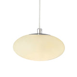 Spanish Alabaster Pendant // Chrome