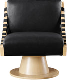 Millwin - Swivel Accent Chair With Natural Base