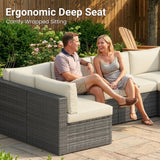 All Weather Outdoor 7-Piece Patio Furniture Set