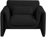 Stylus Boucle Fabric Upholstered Chair