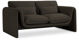 Stylus 64" Boucle Fabric Upholstered Loveseat