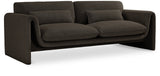 Stylus 86" Boucle Fabric Upholstered Sofa