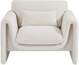 Stylus Boucle Fabric Upholstered Chair