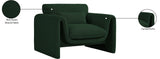 Stylus Boucle Fabric Upholstered Chair