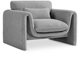 Stylus Boucle Fabric Upholstered Chair