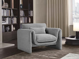 Stylus Boucle Fabric Upholstered Chair
