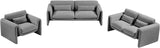 Stylus 64" Boucle Fabric Upholstered Loveseat