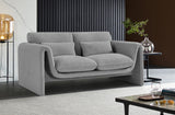 Stylus 64" Boucle Fabric Upholstered Loveseat