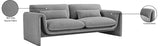 Stylus 86" Boucle Fabric Upholstered Sofa