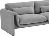 Stylus 86" Boucle Fabric Upholstered Sofa