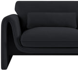 Sloan Velvet Accent Chair - Elegant Contemporary Design with Soft Cushions for Ultimate Comfort