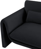 Sloan Velvet Accent Chair - Elegant Contemporary Design with Soft Cushions for Ultimate Comfort