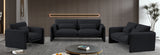 Sloan Velvet Accent Chair - Elegant Contemporary Design with Soft Cushions for Ultimate Comfort