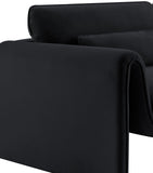 Sloan Velvet Accent Chair - Elegant Contemporary Design with Soft Cushions for Ultimate Comfort