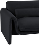 Sloan Velvet Accent Chair - Elegant Contemporary Design with Soft Cushions for Ultimate Comfort