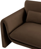 Sloan Velvet Accent Chair - Elegant Contemporary Design with Soft Cushions for Ultimate Comfort