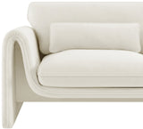 Sloan Velvet Accent Chair - Elegant Contemporary Design with Soft Cushions for Ultimate Comfort