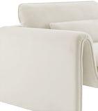 Sloan Velvet Accent Chair - Elegant Contemporary Design with Soft Cushions for Ultimate Comfort