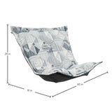 Puff Chair Cushion & Cover Prisma Navy