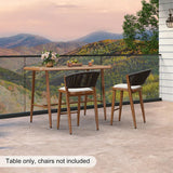 PURPLE LEAF Outdoor Bar Table Patio Dining Table Coffee Kitchen Breakfast Bistro Pub Bar Table for Patio Poolside