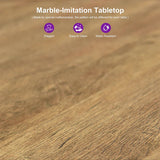 PURPLE LEAF Outdoor Bar Table Patio Dining Table Coffee Kitchen Breakfast Bistro Pub Bar Table for Patio Poolside
