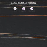 PURPLE LEAF Outdoor Bar Table Patio Dining Table Coffee Kitchen Breakfast Bistro Pub Bar Table for Patio Poolside