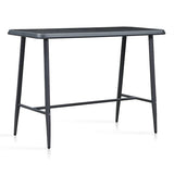 PURPLE LEAF Outdoor Bar Table Patio Dining Table Coffee Kitchen Breakfast Bistro Pub Bar Table for Patio Poolside