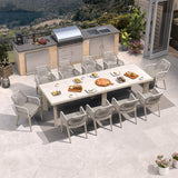 PURPLE LEAF Outdoor Dining Set with Sunbrella Cushions wicker patio table set for Kitchen Deck Garden Outdoor Furniture Sets