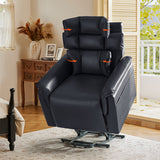 Lay Flat Lift Geri Chairs with Adjustable Head and Lumbar Lateral Support