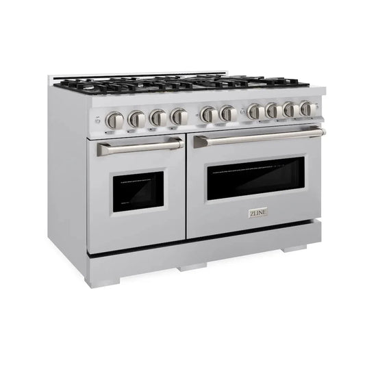 ZLINE 48"Classic Gas Range, Convection Gas Oven, Stainless Steel, CGR48
