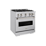 ZLINE 30" Dual Fuel Range, Gas Cooktop, Electric Convection Oven Stainless Steel, CDR30