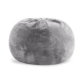 MAXYOYO 2-in-1 Kids Bean Bag with Floor Pillow Inside (Grey)