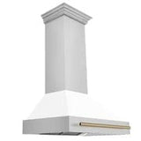 ZLINE 36" Autograph Stainless Wall Range Hood, 8654STZ-WM36-CB