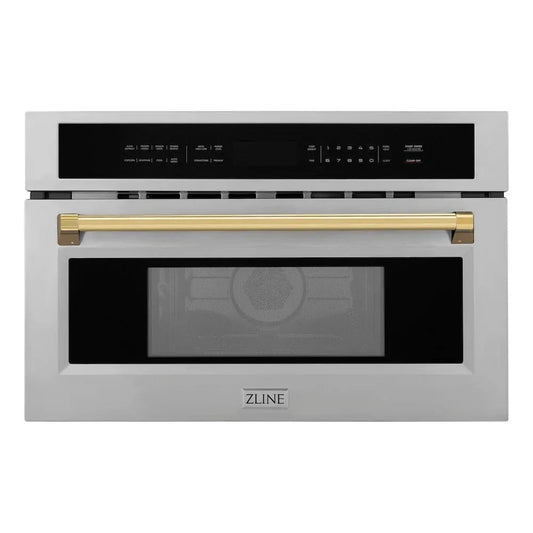 ZLINE 30” Convection Microwave, Stainless Steel, Gold MWOZ-30-G