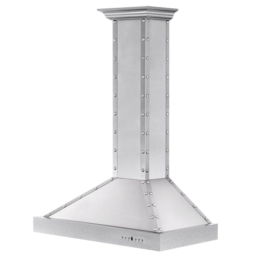 ZLINE 36" Designer Series Stainless Island Range Hood, KB2i-4SSXS-36
