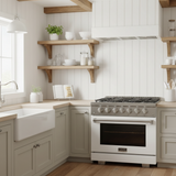 Kucht 36" Freestanding Professional Gas Range KFX3600X-W