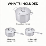 6-Piece Pot Set + Lids