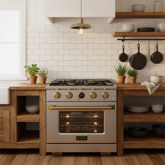 Kucht KX Series 30" Freestanding Dual Fuel Range KXP30-GL