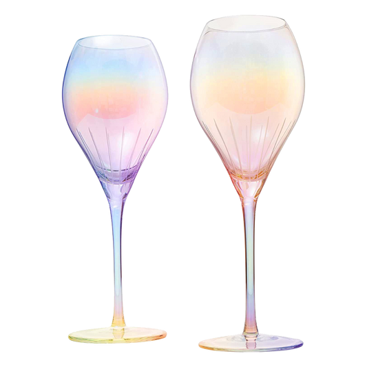 Parisian Performance Glassware French Paris Collection Crystal Pink Glasses
