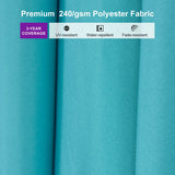 PURPLE LEAF Stepless Tilt Cantilever Umbrella Affordable Outdoor Patio Umbrella