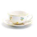 Spring Flowers Porcelain Tea Cup & Saucer 6oz