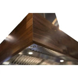 ZLINE 30" Wooden Wall Mount Range Hood Butcher Block, 681W-30