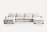 PERTH 157" 4-Seater Sofa with 2 Ottomans 12