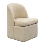 Cube-Inspired Dining Motion Chair, Taupe